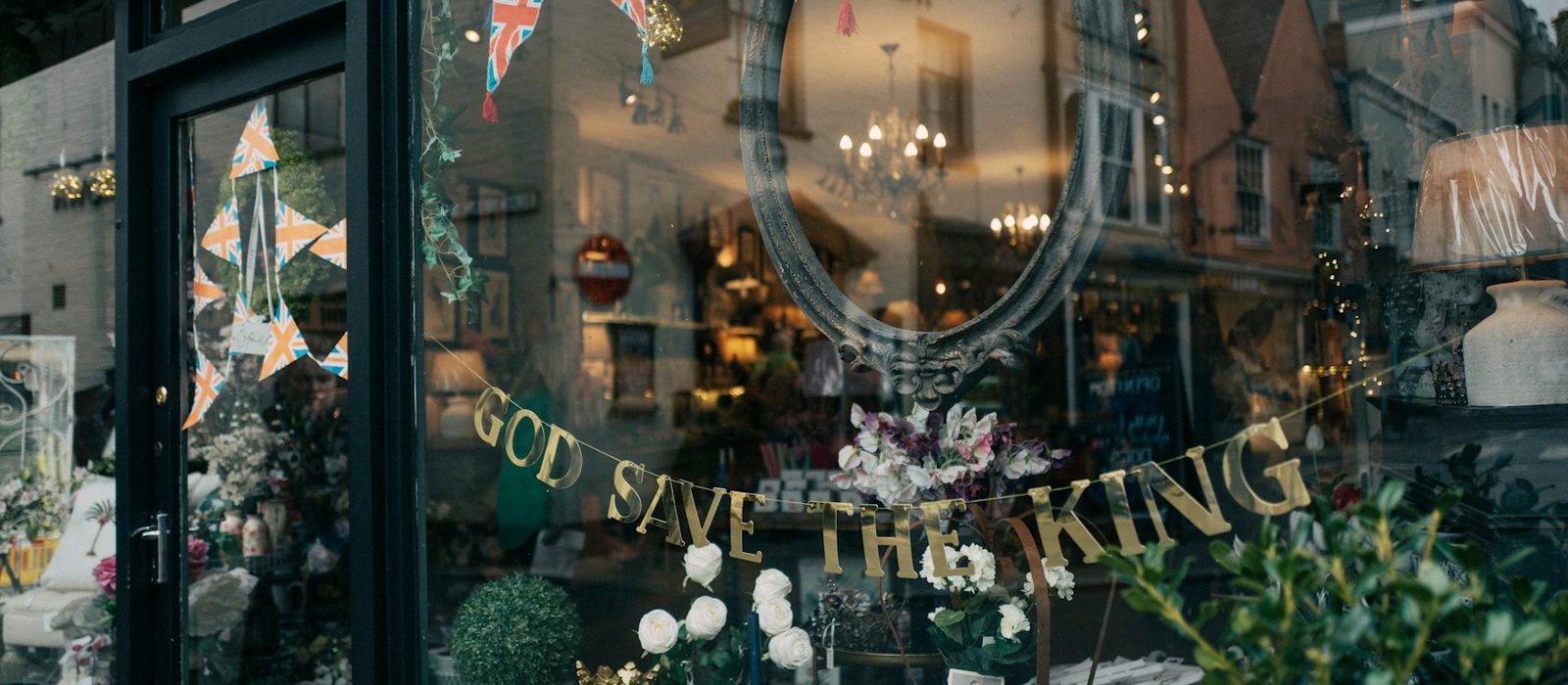 The window of a small independent shop