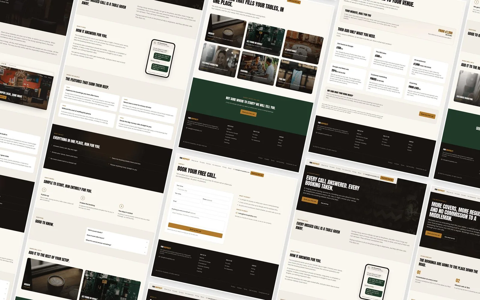Fixr Hospitality website