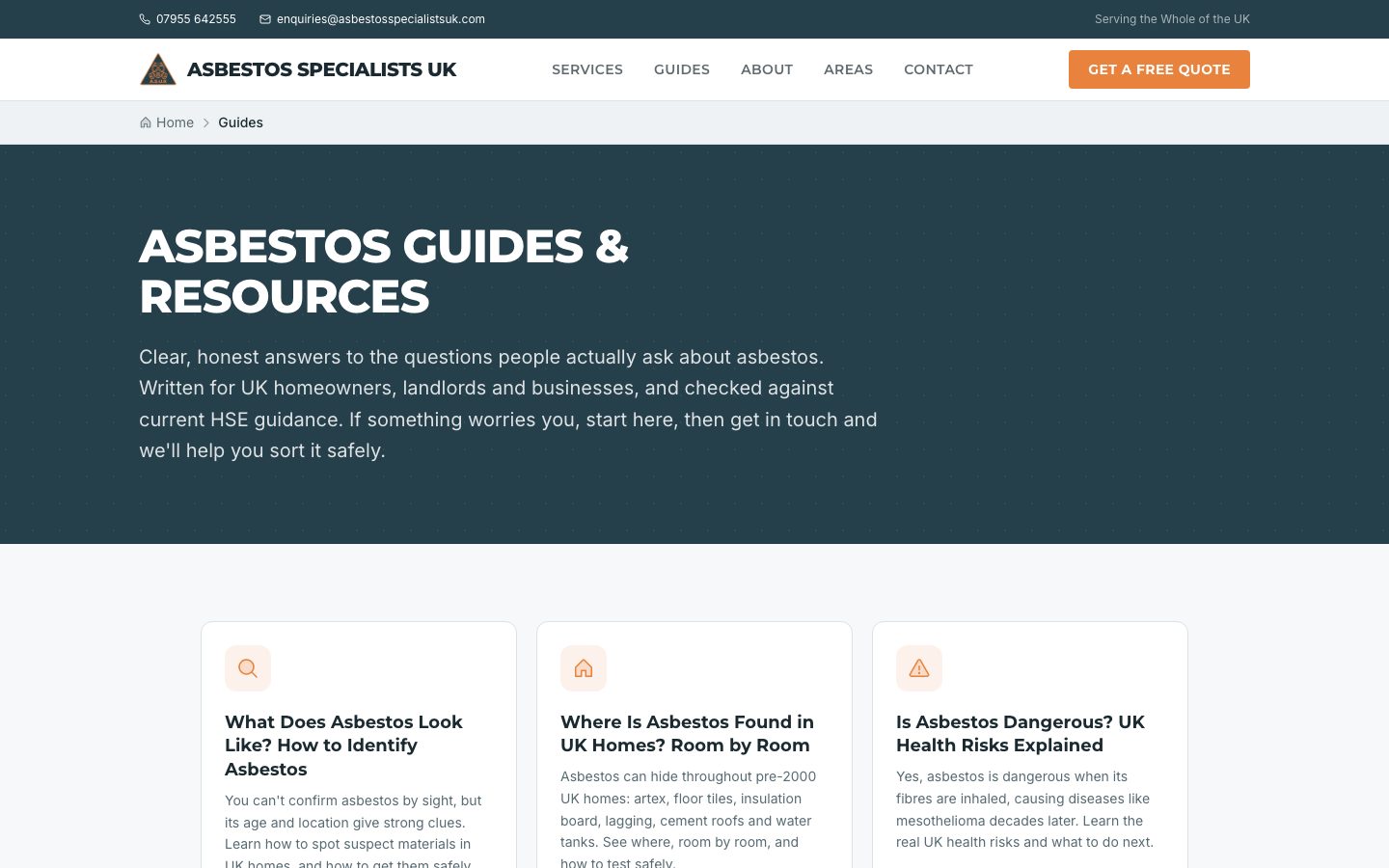 The guides, written for UK homeowners, landlords and businesses