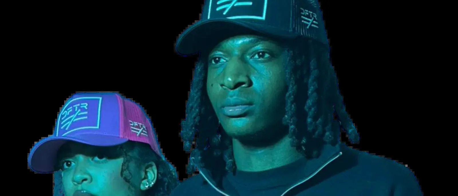 Two models in DFTR caps, from the DFTR site