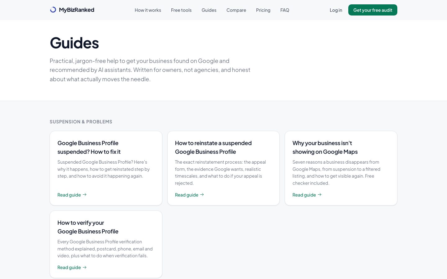 The guides hub