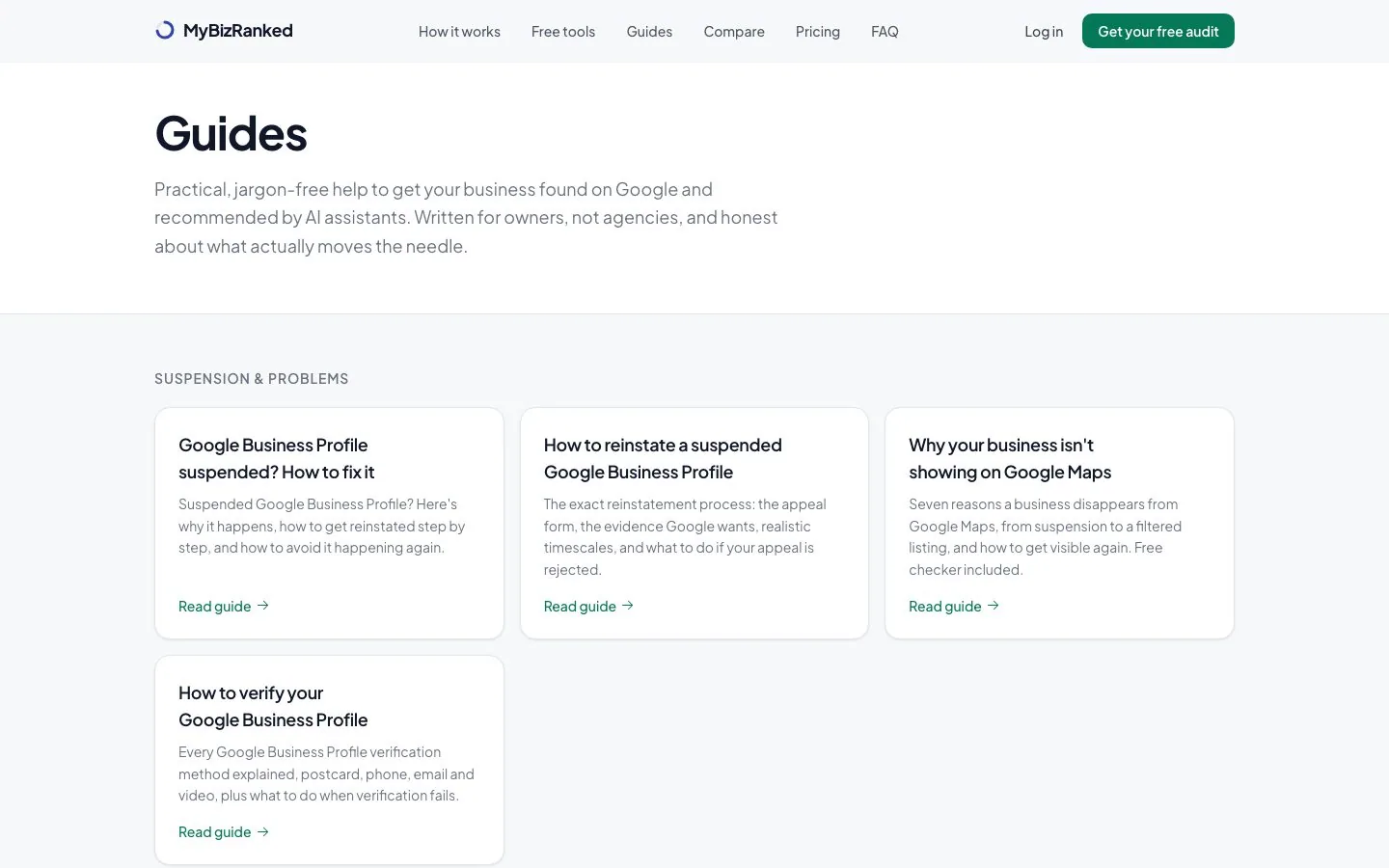 The guides hub